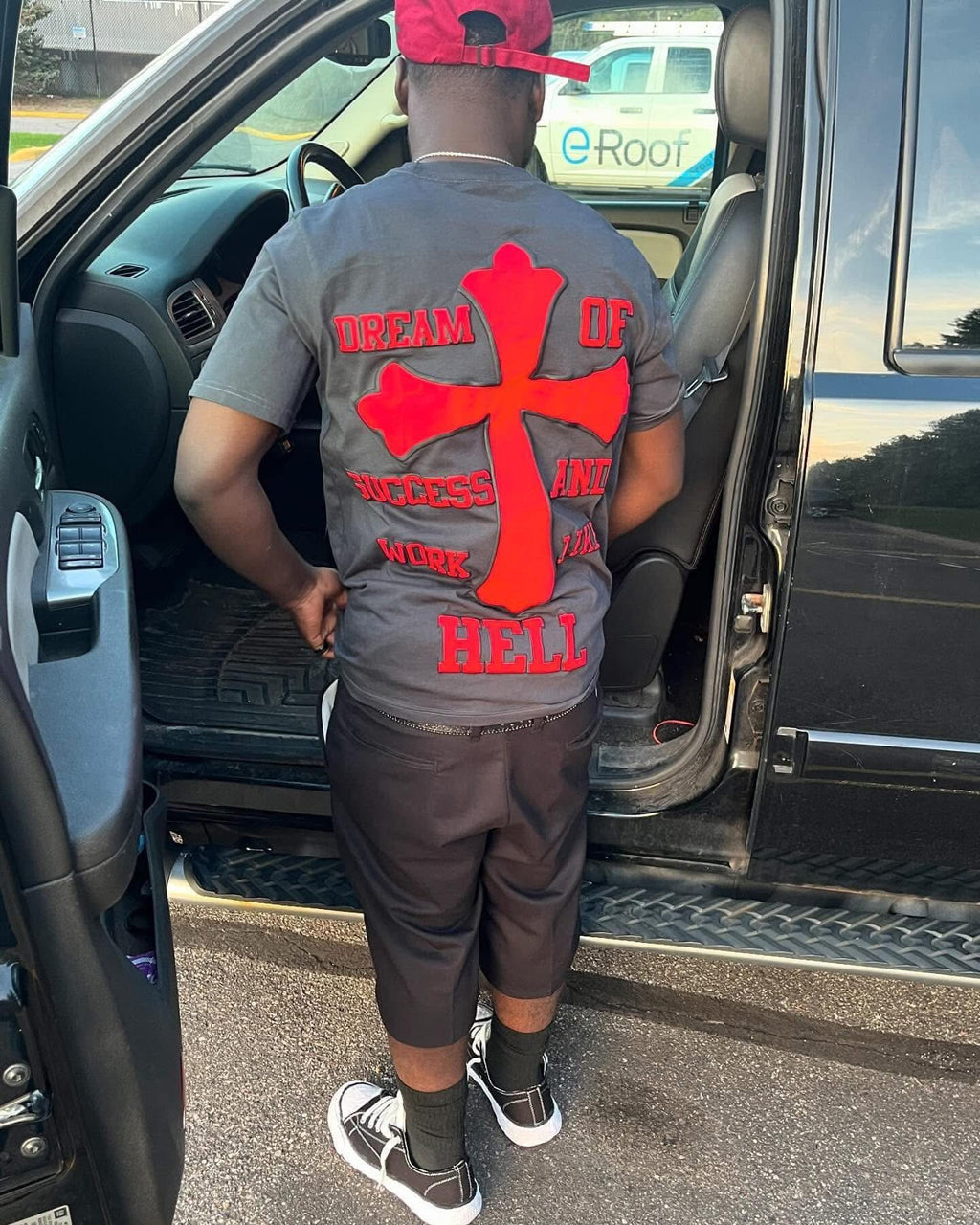 Work like hell tee